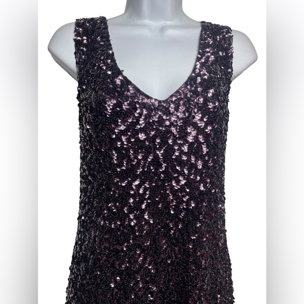 CACHET size 14 stunning purple sequined cocktail dress‎ PERFECT 💜💜💜 - Picture 2 of 5